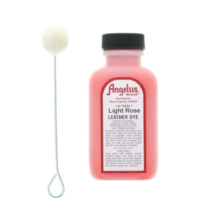 Angelus Leather Dye - 3oz - Light Rose