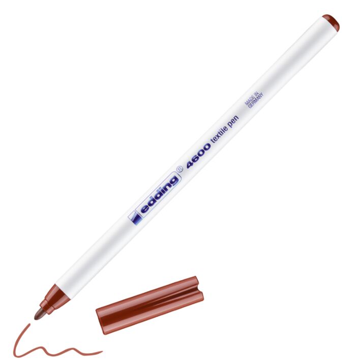 Edding 4600 Textile Pen - Brown