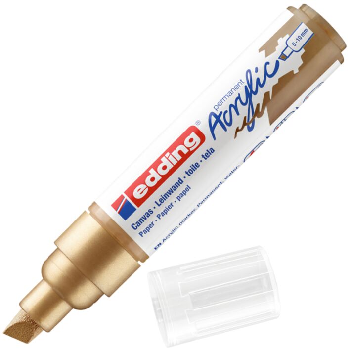 Edding 5000 Acrylic Paint Marker - Rich Gold