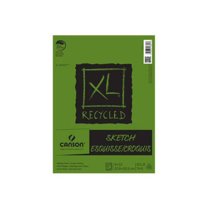 Canson XL Recycled Sketch Pad (50 Sheets) 18x24"