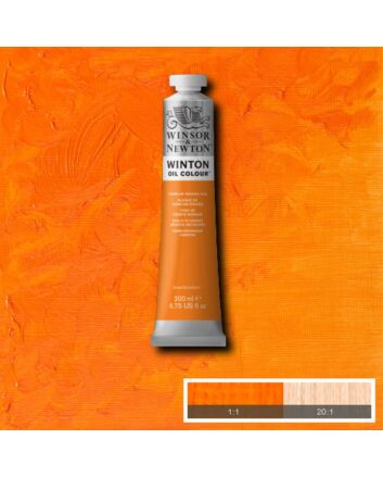 Winsor & Newton Winton Oil Color - 200ml - Cadmium Orange Hue