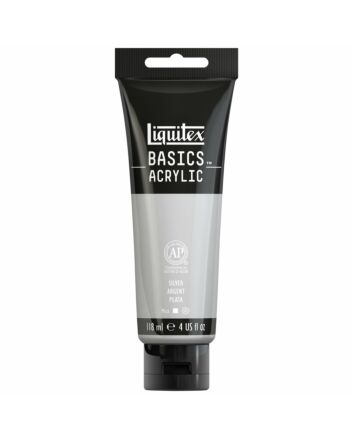 Liquitex Basics Acrylic - 4oz - Iridescent Silver
