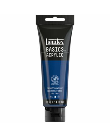 Liquitex Basics Acrylic - 4oz - Phthalo Blue
