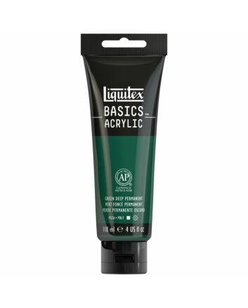 Liquitex Basics Acrylic - 4oz - Permanent Green Deep