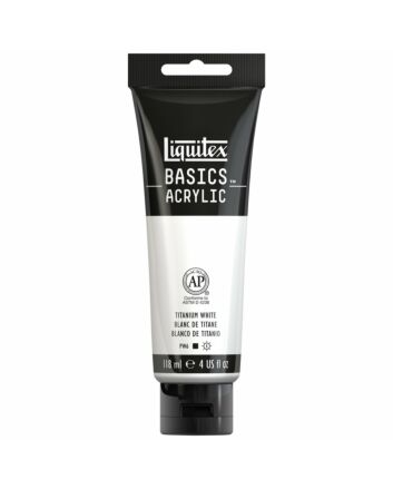 Liquitex Basics Acrylic - 4oz - Titanium White