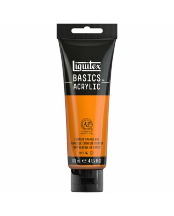 Liquitex Basics Acrylic - 4oz - Cadmium Orange Hue