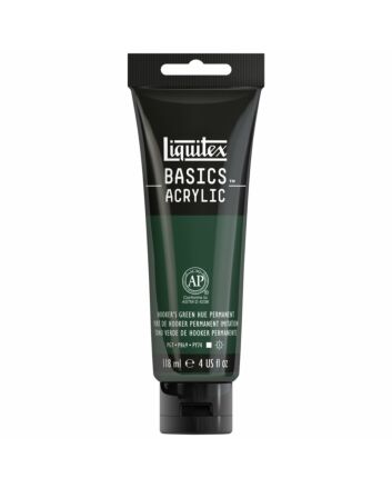 Liquitex Basics Acrylic - 4oz - Hooker's Green Hue Per.