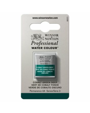 Winsor Newton Professional Watercolor - Half Pan - Cobalt Green Deep