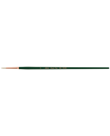 Silver Brush Grand Prix White Hog Bristle - LH - Round - Size 2