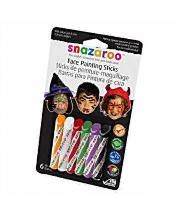 Snazaroo Face Paint 6 Stick Halloween Set
