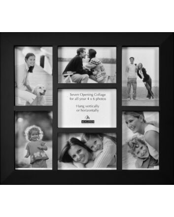 Malden Designs - Berkeley Black 7 Photo Frame