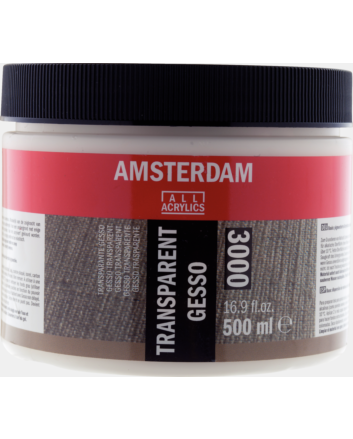 Amsterdam Acrylic Color - Transparent Gesso - 500ml
