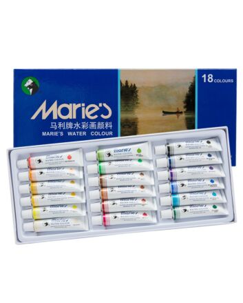 Marie's Extra Fine Watercolor Set of 18 Extra Fine Watercolor 12 ml Tubes