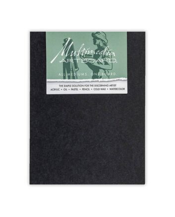 Multimedia Artboard - Black - 8x10" - 5 Pack