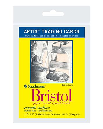 Strathmore Bristol Vellum Artist Trading Cards 1 Pack (20 Cards)