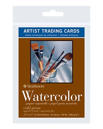 Strathmore Watercolor Artist Trading Cards 1 Pack (10 Cards)