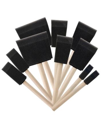 SoHo Foam Brushes 10-Pack Assorted