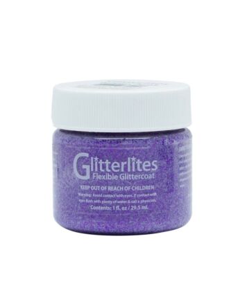 Angelus Flexible Glitter Coat - 1oz - Prince Purple