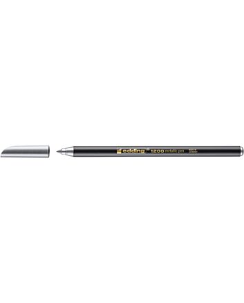 Edding 1200 Metallic Fiberpen - Silver