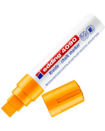 Edding 4090 Jumbo Chalk Marker - Neon Orange