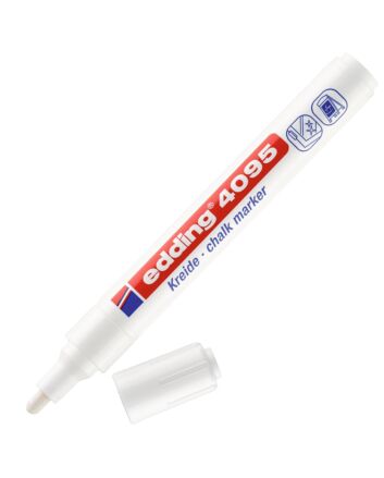Edding 4095 Chalk Marker - White