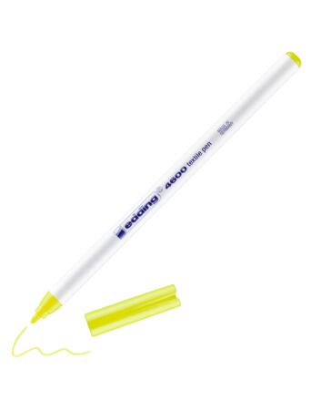 Edding 4600 Textile Pen - Neon Yellow