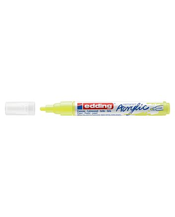 Edding 5100 Acrylic Paint Marker - Fluorescent Yellow