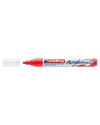 Edding 5100 Acrylic Paint Marker - Traffic Red