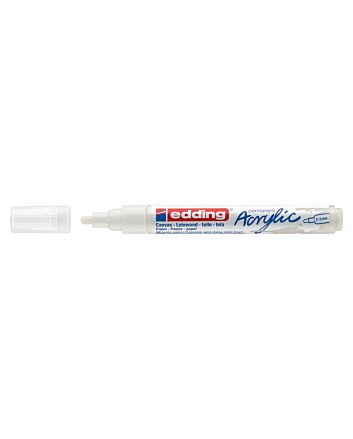 Edding 5100 Acrylic Paint Marker - Traffic White