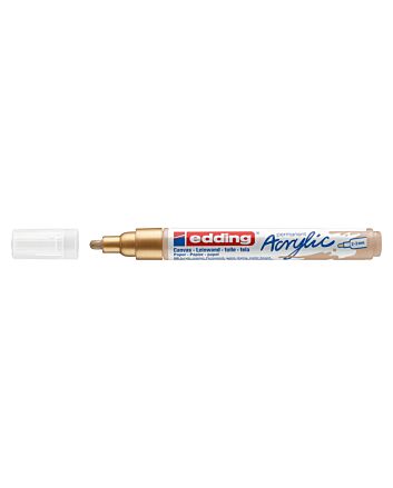 Edding 5100 Acrylic Paint Marker - Rich Gold