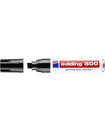 Edding 800 Square Nib Permanent Marker - Black