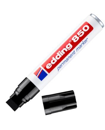 Edding 850 Rectangle Nib Permanent Marker - Black