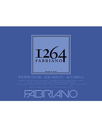 Fabriano 1264 Watercolor Pad 140CP 11x15