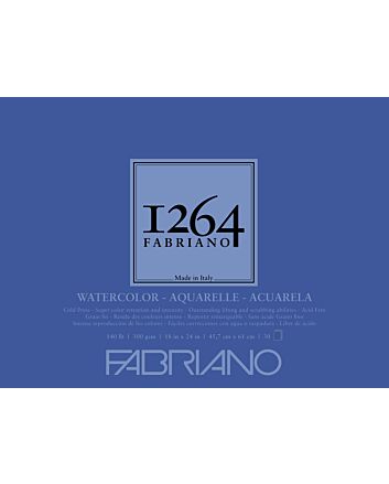 Fabriano 1264 Watercolor Pad 140CP 18x24