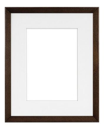 Framatic Woodworks Dark Espresso 8x10" Frame w/ 5x7" Mat