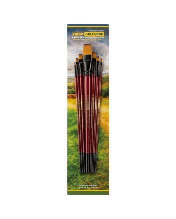 Ebony Splendor Brush Long Handle Bright Set