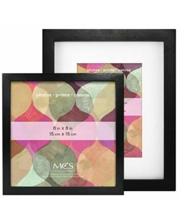 MCS Art Frames - Black Wood - 12x16 Frame - 8x12 Mat