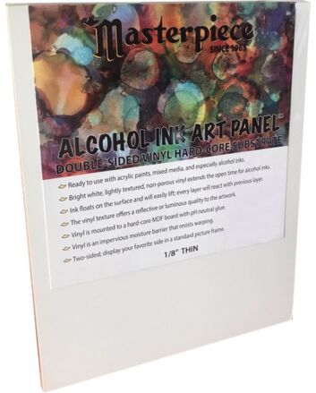Masterpiece 8x10" Alcohol Ink Art Panel 1/8" Thin