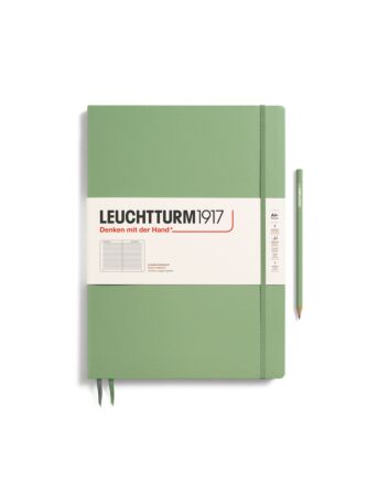 Leuchtturm1917 - Hardcover - Master (A4+) - Sage - Ruled