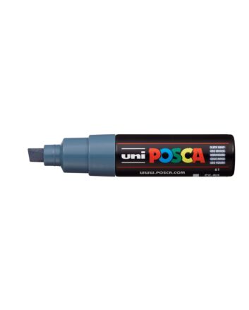 Posca Marker PC-8K Broad Chisel 8mm - Slate Grey