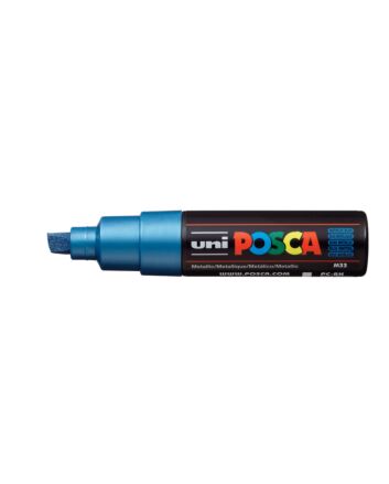Posca Marker PC-8K Broad Chisel 8mm - Metallic Blue
