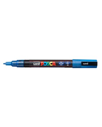 Posca Marker PC-3M Fine Bullet 1.3mm - Glitter Blue