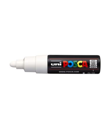 Posca Marker PC-7M Broad Bullet 5.5mm - White
