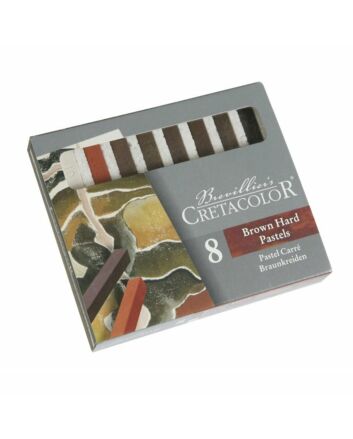 Cretacolor Carre Hard Pastel - 8 Brown Set