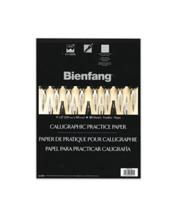 Speedball Bienfang 9x12" Calligraphic Practice Paper Pad 50-Sheets 19lb (74gsm)