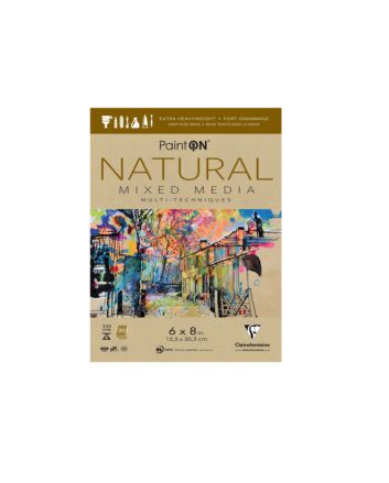 Clairefontaine PaintON Mixed Media Pad Natural - 6x8"