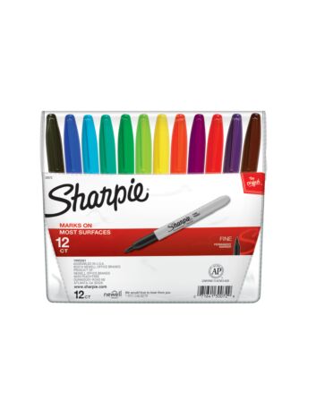 Sharpie Permanent Marker Fine - Set of 12
