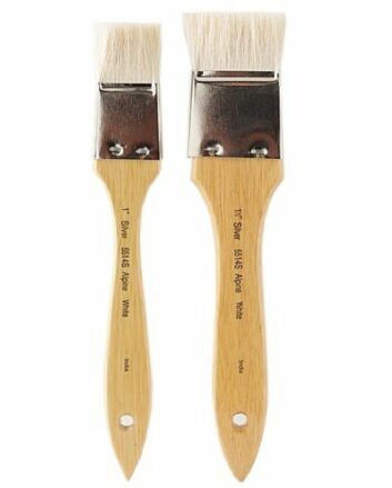 Silver Brush Series 5514 Alpine White Goat Hair - Blender - Size 1"