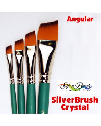 Silver Brush Crystal Synthetic - Anglular - Size 1/4"