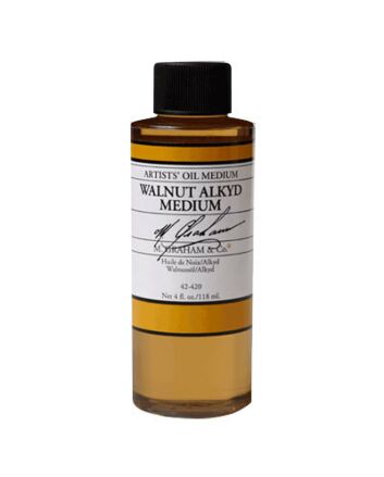 M Graham Walnut Alkyd Medium - 4oz